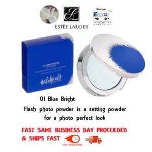 Estee Edit Flash Photo Powder in 01 Blue Bright full size 21 oz  NWT/NEW